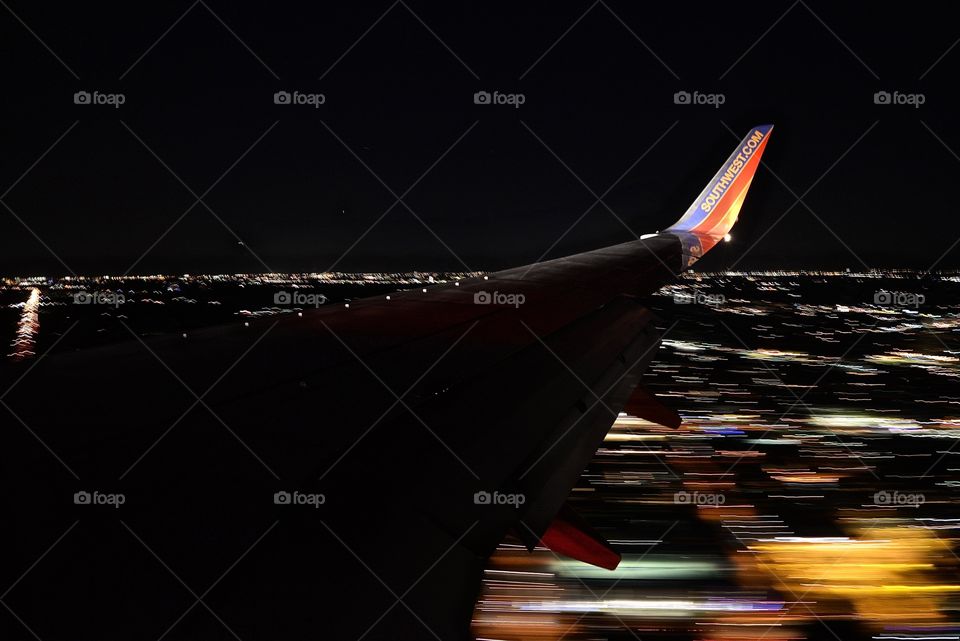 Landing at night