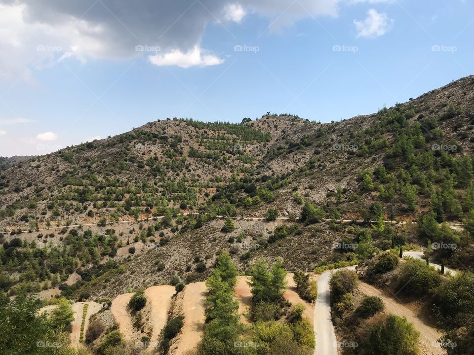 Green mountains. Cyprus 🇨🇾
