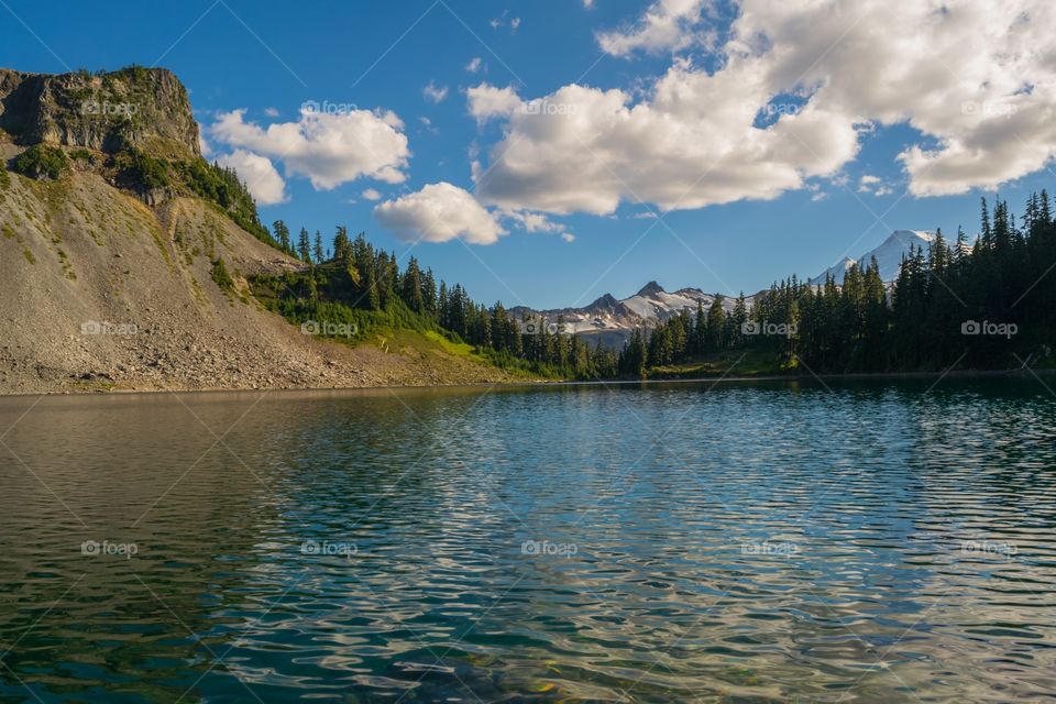 Lakes and mountains