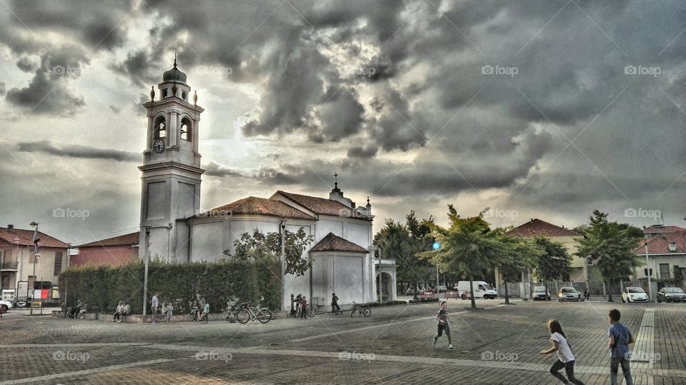 HDR church