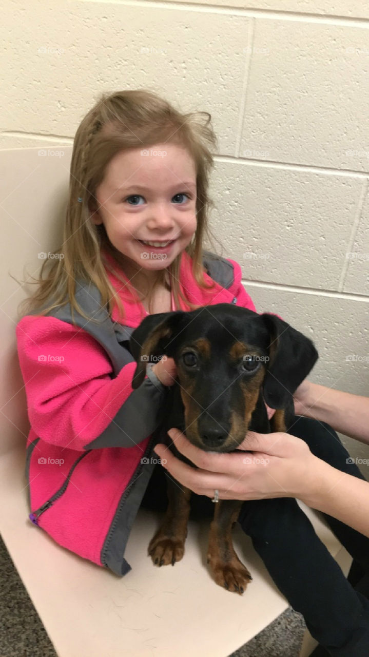 Mila and her new puppy!!!