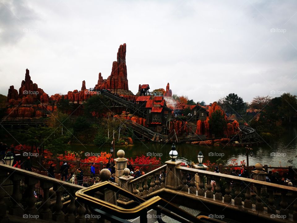 Disneyland French mountain train