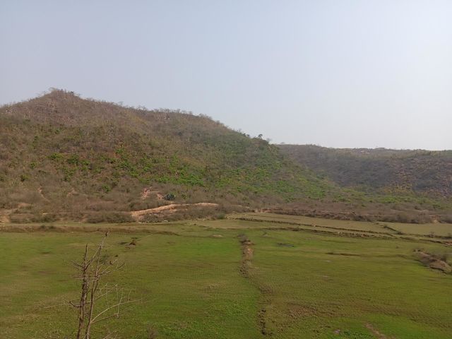 A picture of mountain view in India