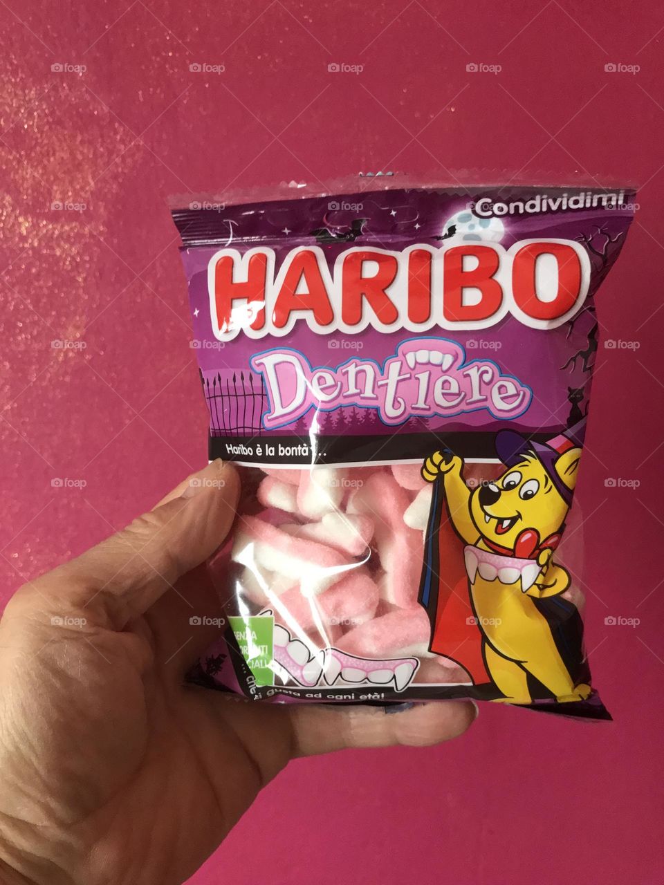 haribo soft children's candies in the shape of teeth