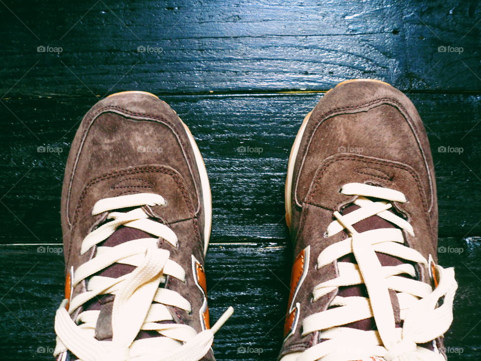 sports shoes on a black background, sneakers