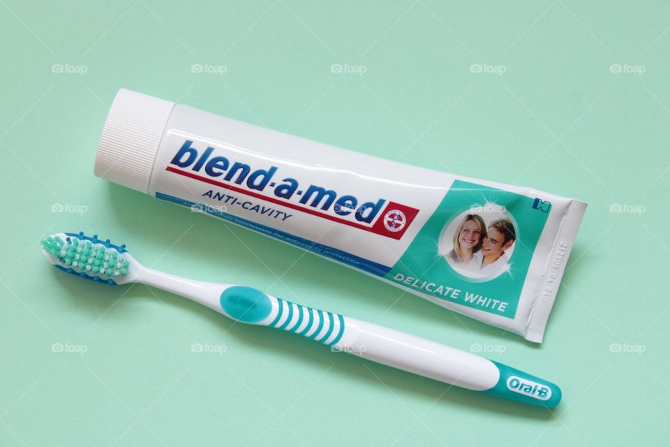 Blend-a-med toothpaste 🦷💚💙