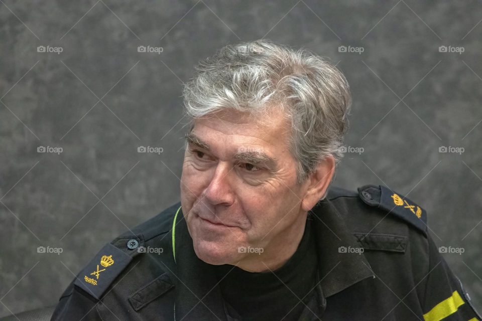 Frank Pauw At The Public Meeting At The Raadszaal Building Amsterdam The Netherlands 10-5-2024 (3)