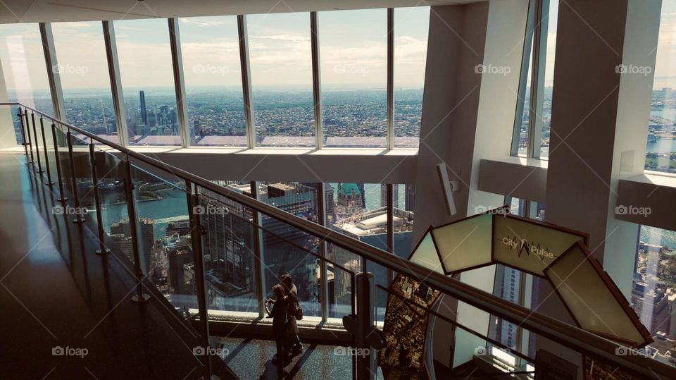 Inside the One world observatory 