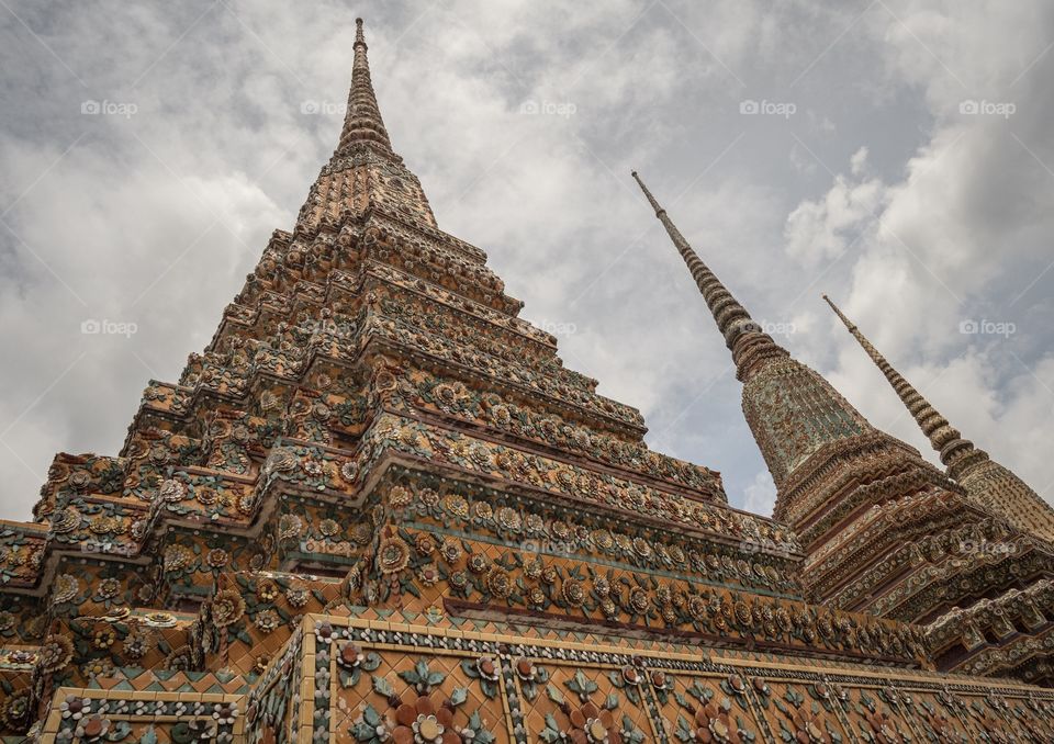 Beautiful Thai pagoda in Bangkok