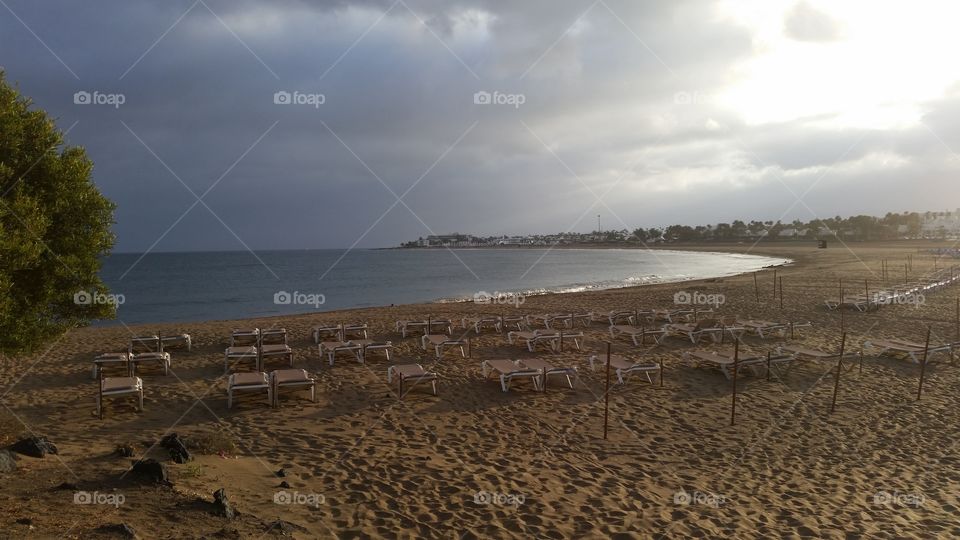 Sunset at the beach