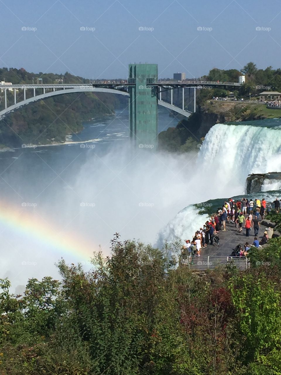 Niagara Falls American side, rainbow 