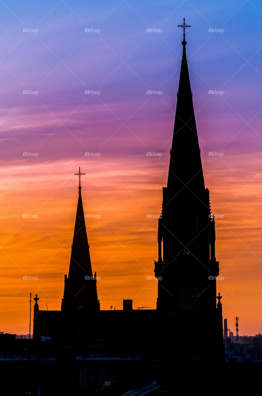 St. Olga and Elizabeth cathedral in Lviv city