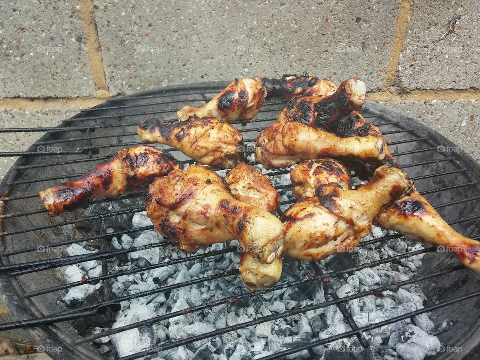 making barbecue