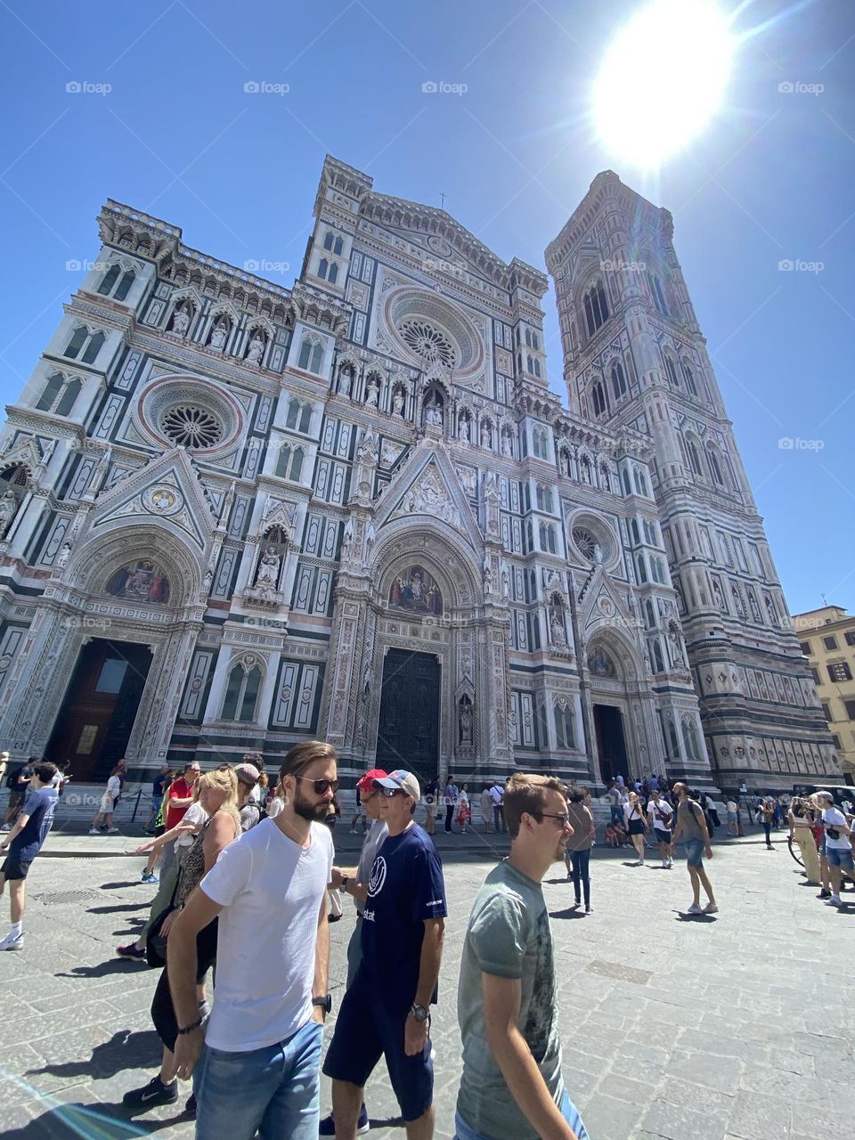 Duomo Facade in Florence, Italy
