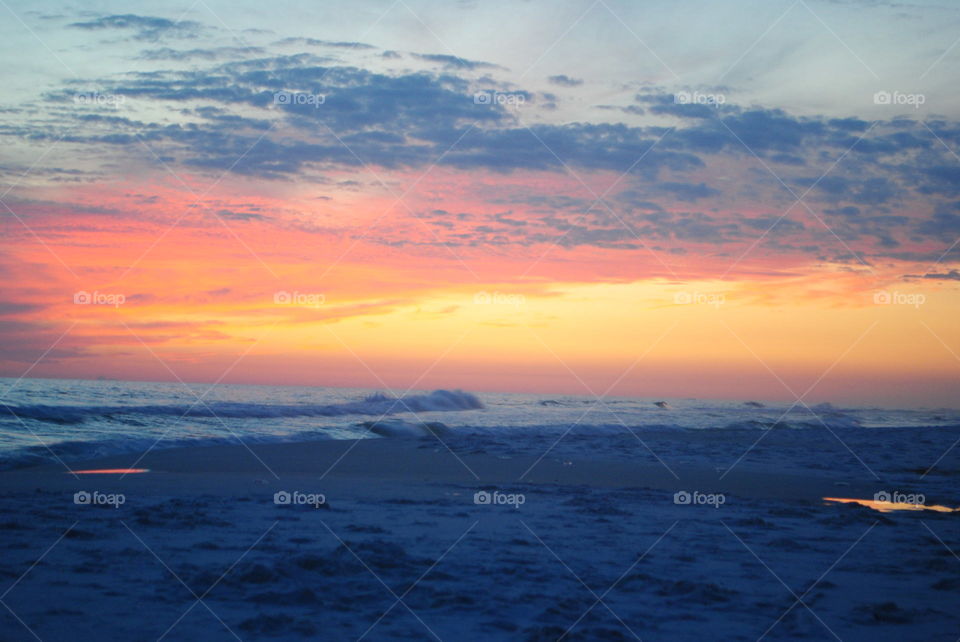 Sunset at the beach