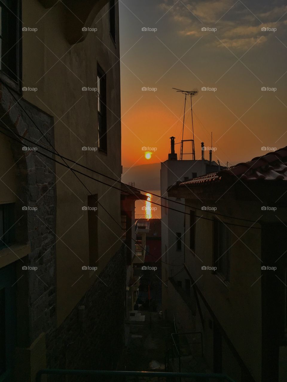 Kavala sunset 