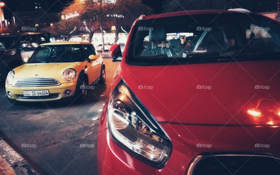 Yellow red - cars -filter-