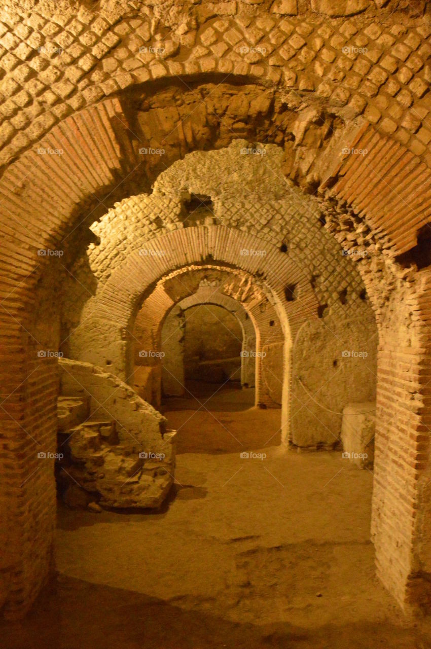 Underground city of Naples italy