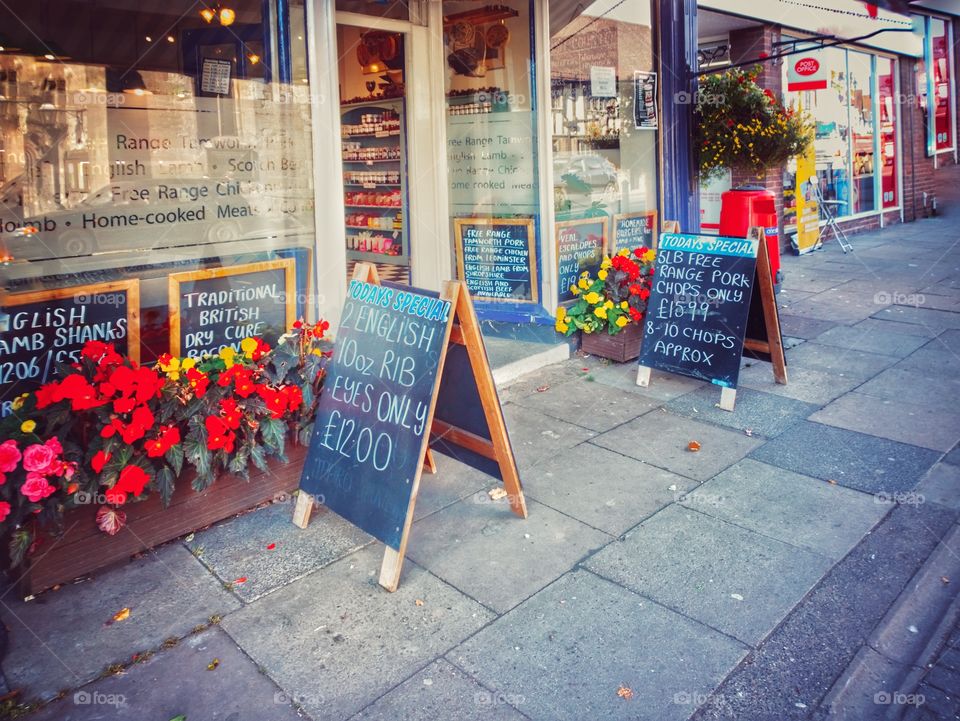 Shop. Butchers