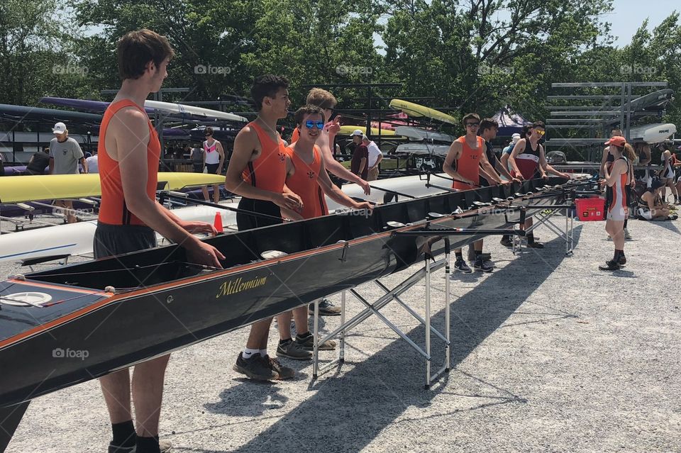 Liverpool team at 2018 nationals getting ready to launch. 