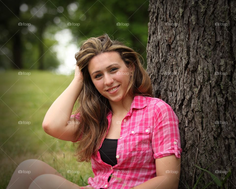 Portrait of a beautiful woman