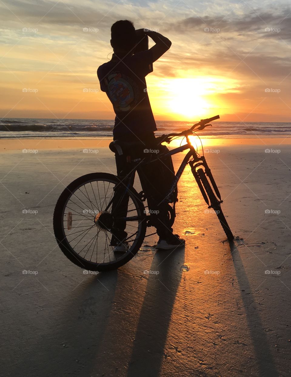 Bike sunrise