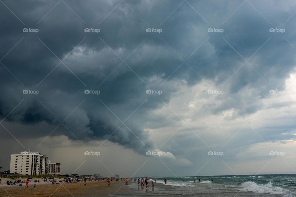 Stormy Day at the Beach