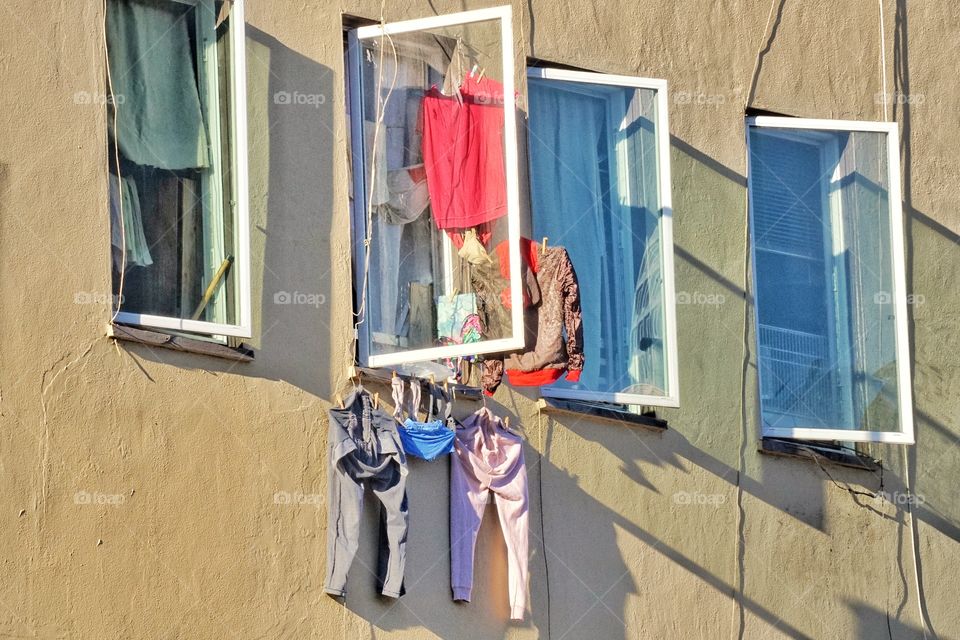 Airing laundry