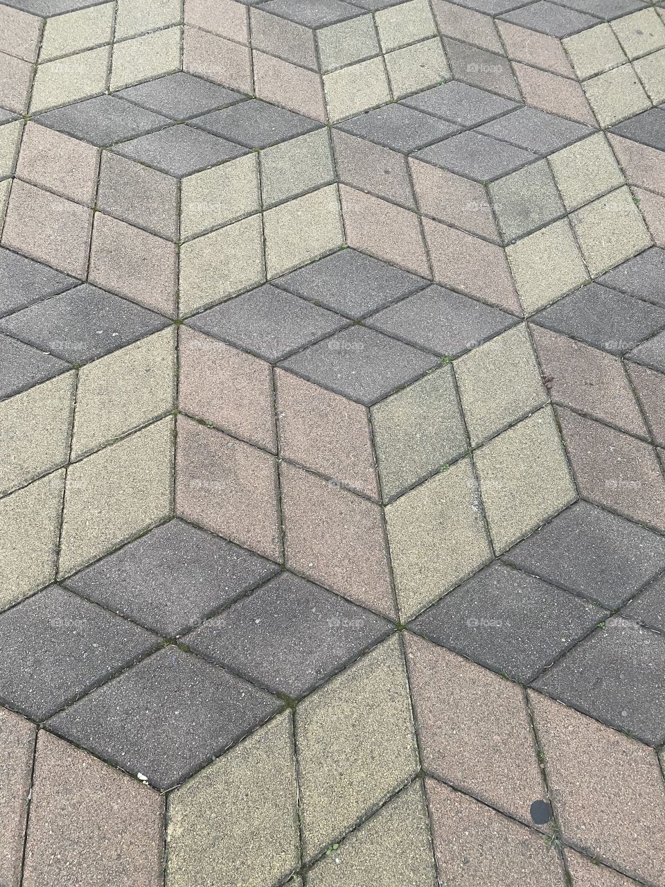 Rubiks cube pavement