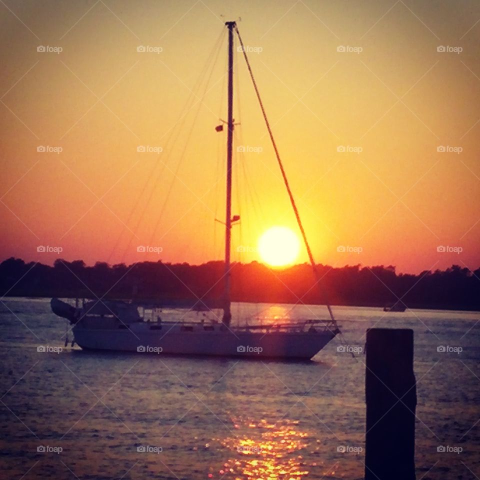 Sunsets and Sailboats
