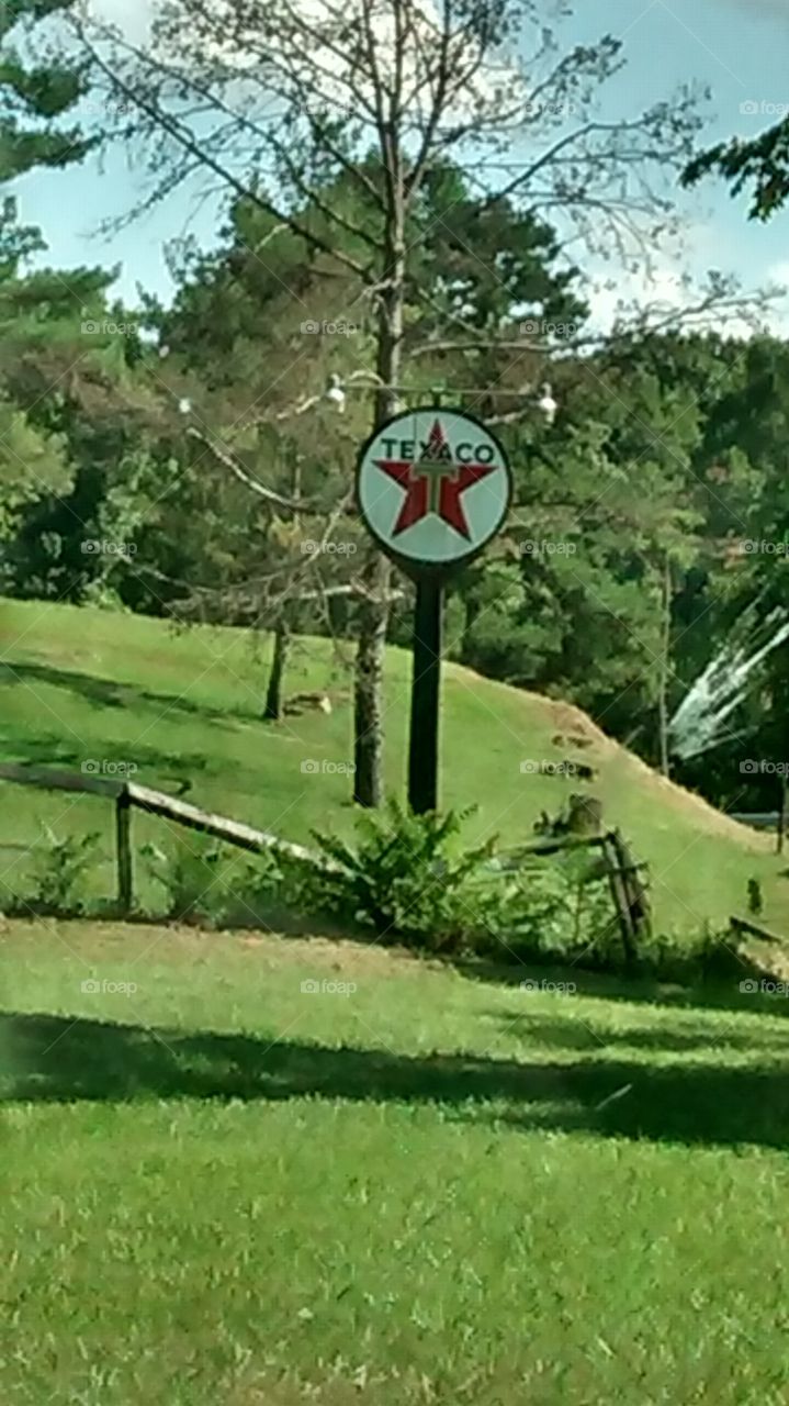 old Texaco Sign