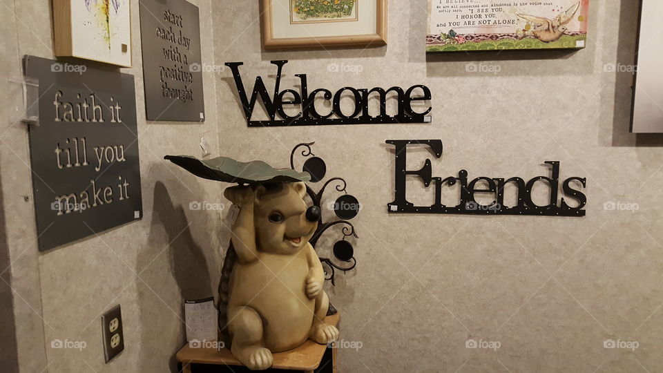 Found inside bathroom at Andersen's Restaurant