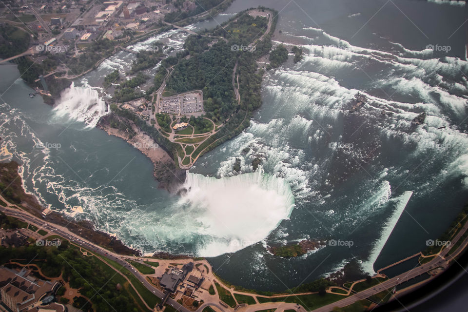 Breathtaking view on Niagara falls