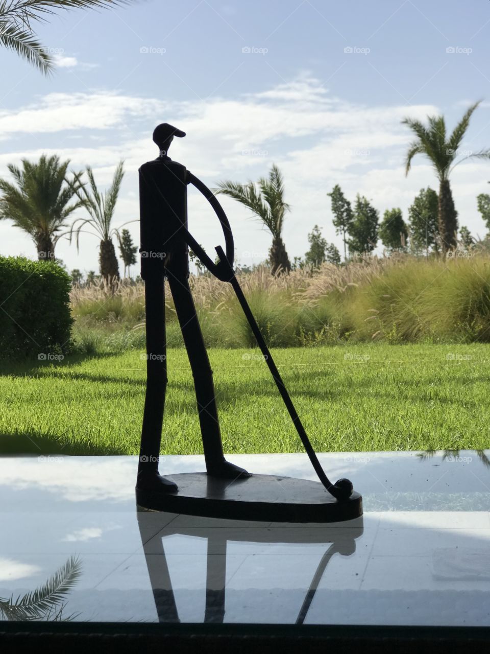 Golf sculpture Marrakech 