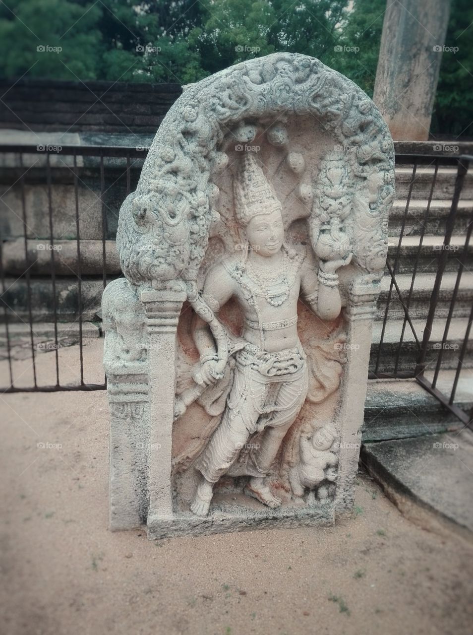 Doratupala statue , shows great architecture of ancient anuradhapura city