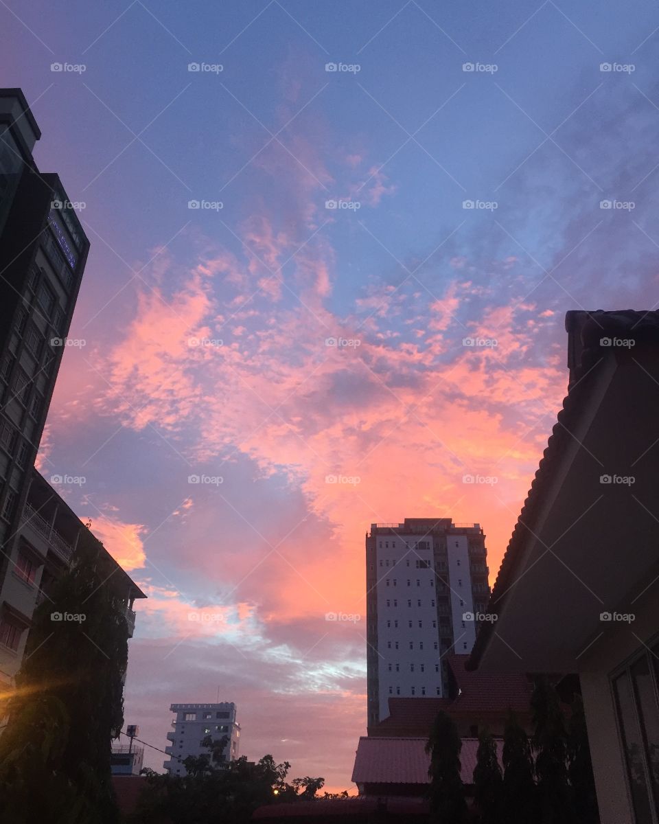 Sunset in Phnom Penh