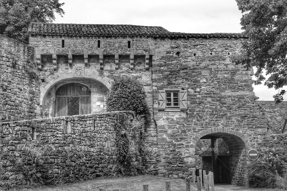 Old house in a village of Dordogne