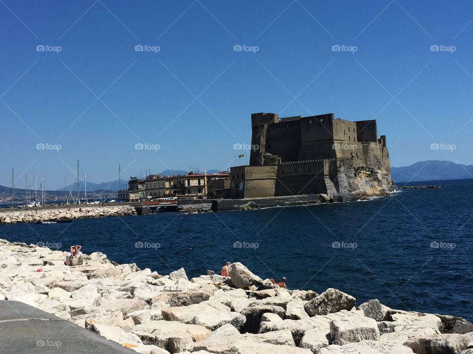  castle  was born from The sea