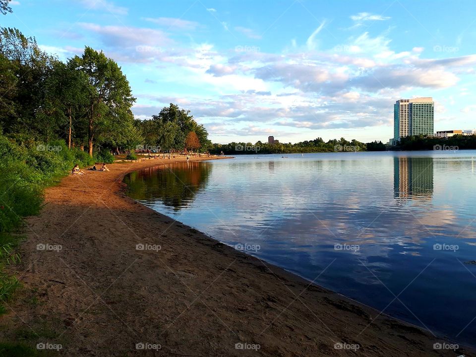 nature and city