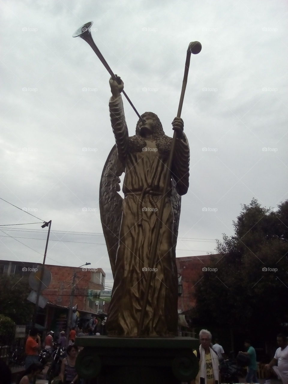 People, Sculpture, Religion, Adult, Group