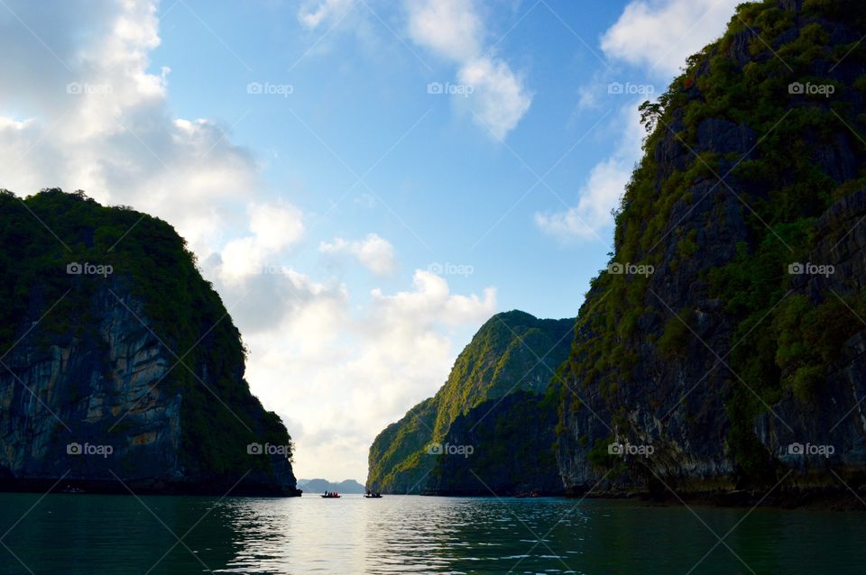 Beautiful view of cliff