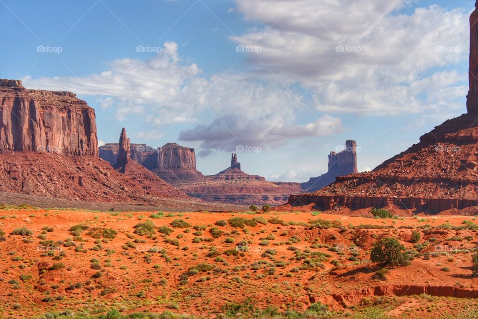 Monument valley landscape