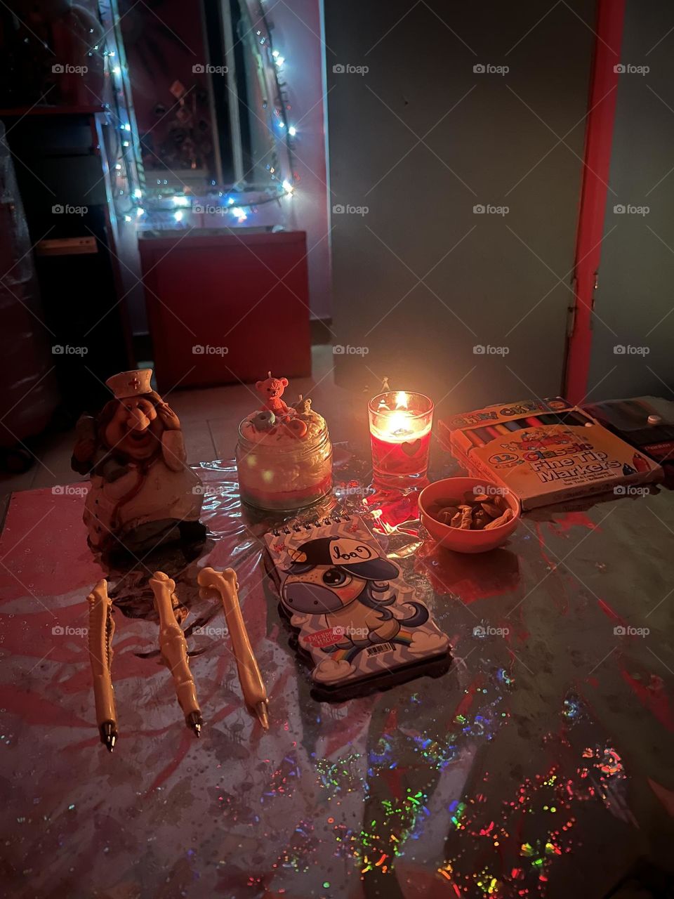 My desk and meditation space