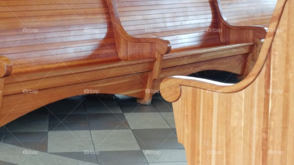 lonely train station bench