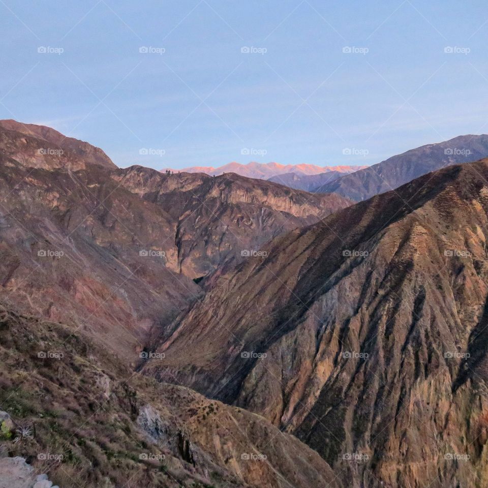 Dawn in Colca Canyon