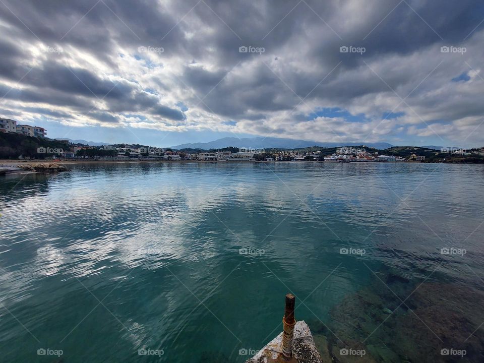 Panoramic Crete Greece Seaview