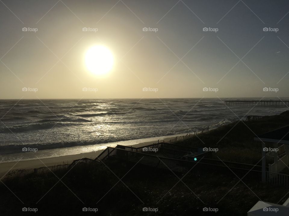 Sunset, Beach, Sea, Ocean, Water