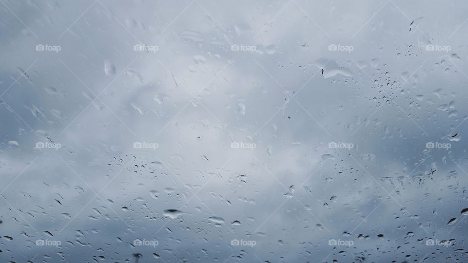 water drops. water drops on a windshield 