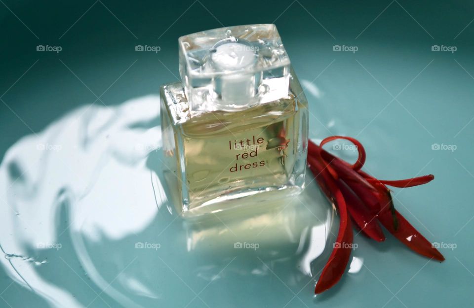 Perfume brand cosmetic product photoshoot