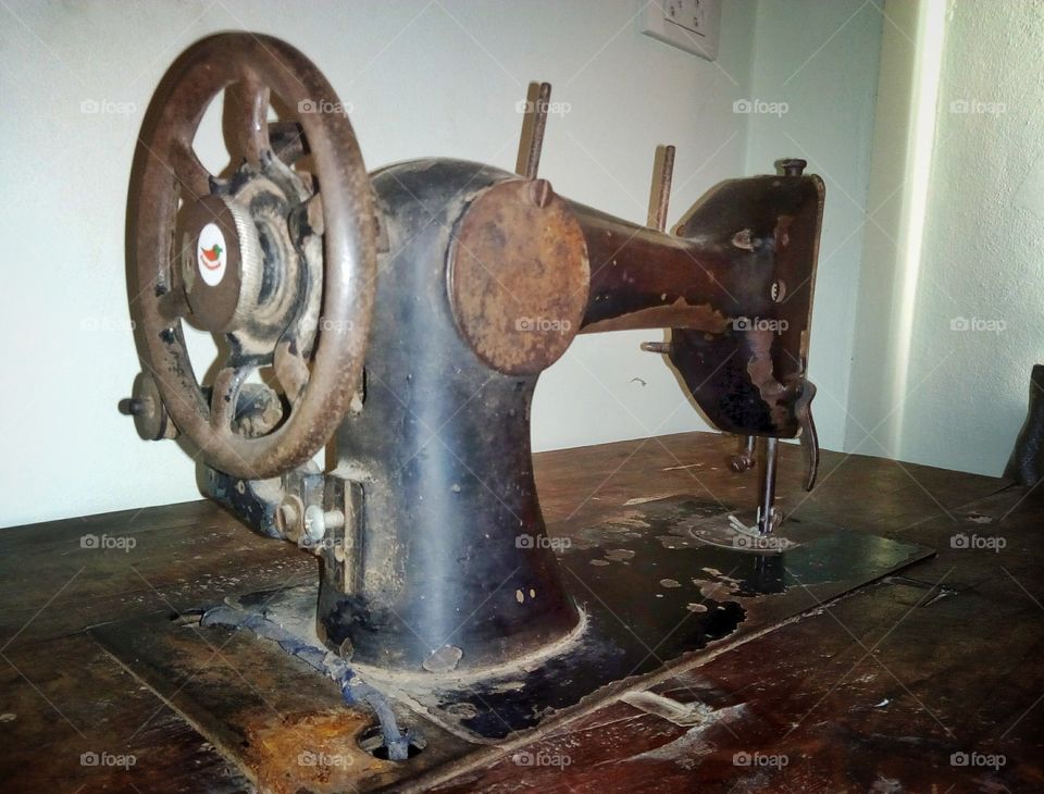 Antique sewing machine